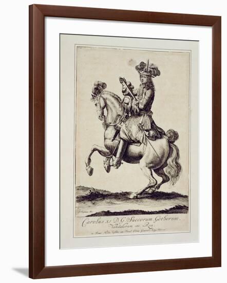 Charles Xi-Pieter Stevens or Stephani-Framed Giclee Print