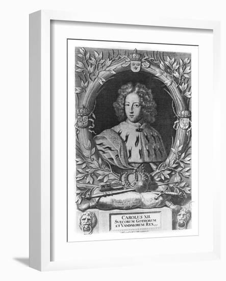 Charles XII, King of Sweden, 1693-null-Framed Giclee Print