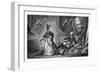 Charles XII of Sweden and the Grand Vizier, 1709-1713-Wilson-Framed Giclee Print