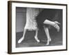 Charleston Dancers in Fringed Skirts Wearing Rhinestone Trimmed Pumps and Strapped Sandals-Nina Leen-Framed Photographic Print