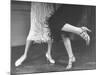 Charleston Dancers in Fringed Skirts Wearing Rhinestone Trimmed Pumps and Strapped Sandals-Nina Leen-Mounted Photographic Print