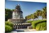 Charleston Pineapple Fountain-George Oze-Mounted Photographic Print