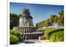 Charleston Pineapple Fountain-George Oze-Framed Photographic Print