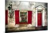 Charleston Red Door And Shutters-George Oze-Mounted Photographic Print