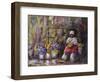 Charleston, SC Basket Lady-Sarah Davis-Framed Giclee Print