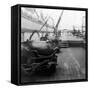 Charleston, SC, Deck of U.S.S. Pawnee, Civil War-Lantern Press-Framed Stretched Canvas