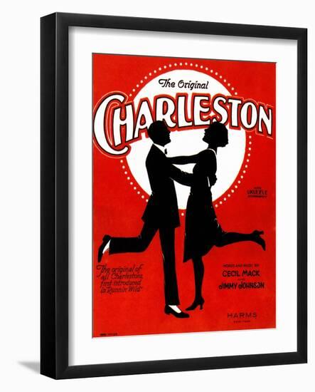 Charleston Songsheet Cover-null-Framed Giclee Print