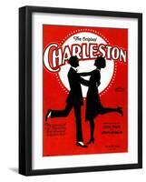 Charleston Songsheet Cover-null-Framed Giclee Print