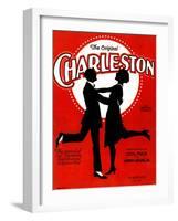 Charleston Songsheet Cover-null-Framed Giclee Print