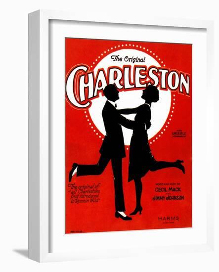 Charleston Songsheet Cover-null-Framed Giclee Print