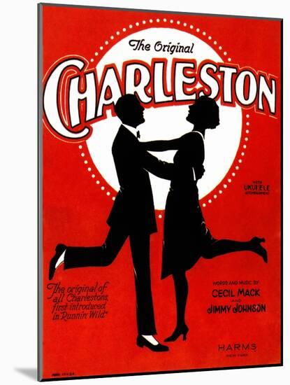 Charleston Songsheet Cover-null-Mounted Giclee Print