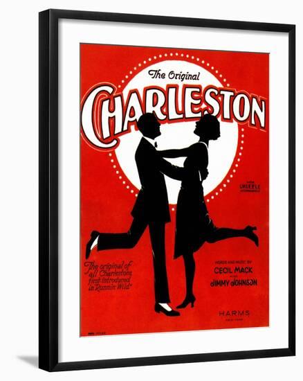 Charleston Songsheet Cover-null-Framed Giclee Print