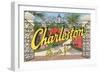 Charleston, South Carolina Greets You-null-Framed Art Print