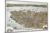 Charleston, South Carolina - Panoramic Map-Lantern Press-Mounted Art Print