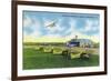 Charleston, South Carolina - Taking Off at Charleston Municipal Airport-Lantern Press-Framed Premium Giclee Print