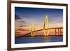 Charleston, South Carolina, USA at Arthur Ravenel Jr. Bridge.-SeanPavonePhoto-Framed Photographic Print