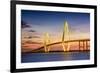 Charleston, South Carolina, USA at Arthur Ravenel Jr. Bridge.-SeanPavonePhoto-Framed Photographic Print