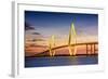 Charleston, South Carolina, USA at Arthur Ravenel Jr. Bridge.-SeanPavonePhoto-Framed Photographic Print