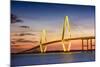 Charleston, South Carolina, USA at Arthur Ravenel Jr. Bridge.-SeanPavonePhoto-Mounted Photographic Print