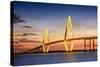 Charleston, South Carolina, USA at Arthur Ravenel Jr. Bridge.-SeanPavonePhoto-Stretched Canvas