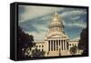 Charleston - State Capitol Building-benkrut-Framed Stretched Canvas