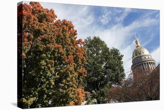 Charleston - State Capitol Building-benkrut-Stretched Canvas