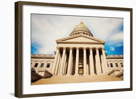 Charleston - State Capitol Building-benkrut-Framed Photographic Print