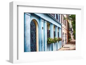 Charleston Street Colors, South Carolina-George Oze-Framed Photographic Print