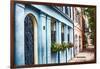 Charleston Street Colors, South Carolina-George Oze-Framed Photographic Print