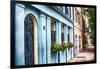 Charleston Street Colors, South Carolina-George Oze-Framed Photographic Print