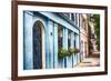 Charleston Street Colors, South Carolina-George Oze-Framed Photographic Print