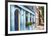 Charleston Street Colors, South Carolina-George Oze-Framed Photographic Print