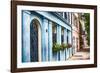 Charleston Street Colors, South Carolina-George Oze-Framed Photographic Print