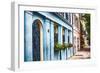 Charleston Street Colors, South Carolina-George Oze-Framed Photographic Print