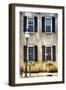 Charleston Windows And Lamp Post-George Oze-Framed Photographic Print