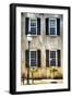 Charleston Windows And Lamp Post-George Oze-Framed Photographic Print