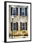 Charleston Windows And Lamp Post-George Oze-Framed Photographic Print