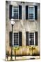 Charleston Windows And Lamp Post-George Oze-Mounted Photographic Print