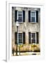 Charleston Windows And Lamp Post-George Oze-Framed Photographic Print