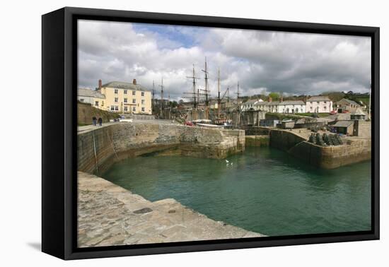 Charlestown, Cornwall-Peter Thompson-Framed Stretched Canvas