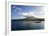 Charlestown with Mount Nevis in Background-Robert Harding-Framed Photographic Print