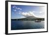 Charlestown with Mount Nevis in Background-Robert Harding-Framed Photographic Print