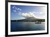 Charlestown with Mount Nevis in Background-Robert Harding-Framed Photographic Print