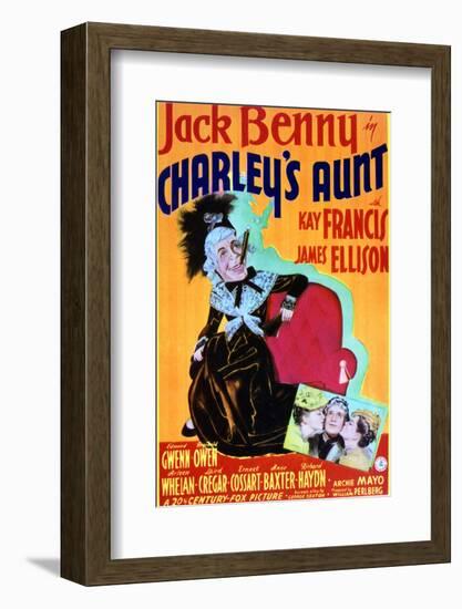 Charley's Aunt - Movie Poster Reproduction-null-Framed Photo