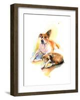 Charlie and Sally, 2016-John Keeling-Framed Giclee Print