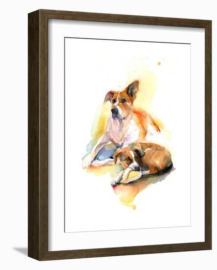 Charlie and Sally, 2016-John Keeling-Framed Giclee Print