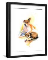 Charlie and Sally, 2016-John Keeling-Framed Giclee Print