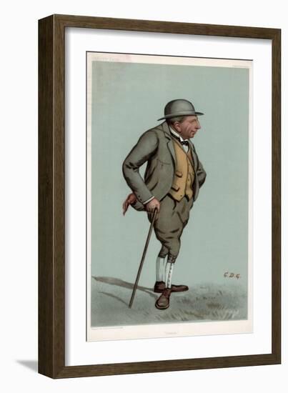 Charlie, Captain Charles Harold Longfield Beatty Dso, British Racehorse Trainer, 1903-null-Framed Giclee Print