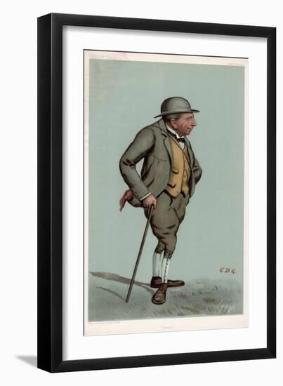 Charlie, Captain Charles Harold Longfield Beatty Dso, British Racehorse Trainer, 1903-null-Framed Giclee Print