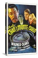 Charlie Chan at Monte Carlo, Warner Oland, Sidney Blackmer, Robert Kent, Kay Linaker, 1937-null-Stretched Canvas